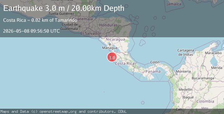 Map of COSTA RICA