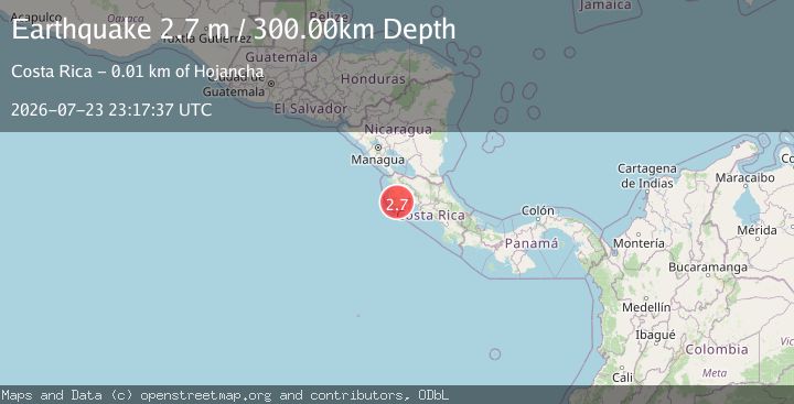 Map of COSTA RICA