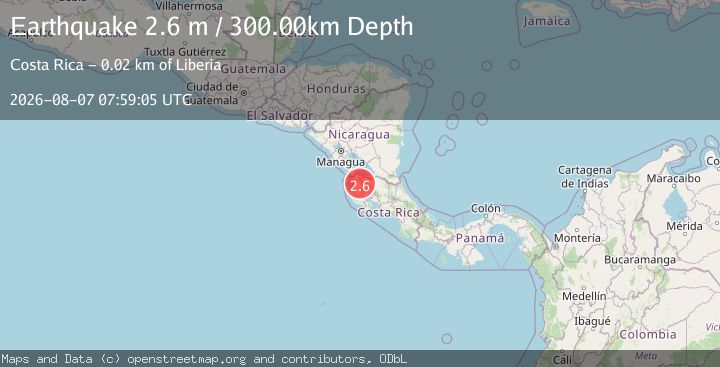 Map of COSTA RICA