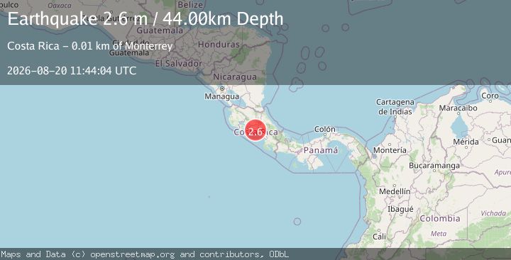 Map of COSTA RICA