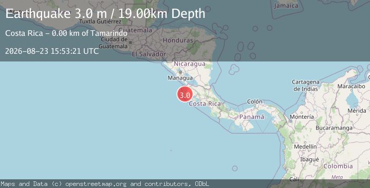 Map of COSTA RICA
