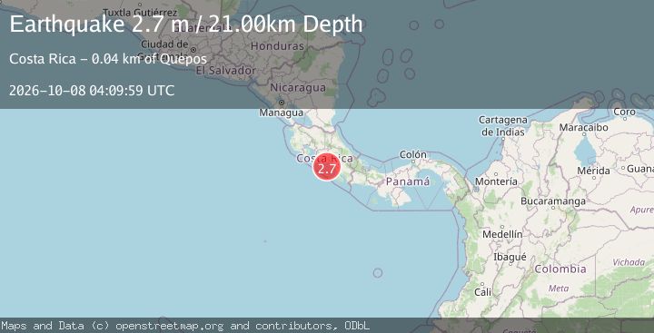 Map of COSTA RICA