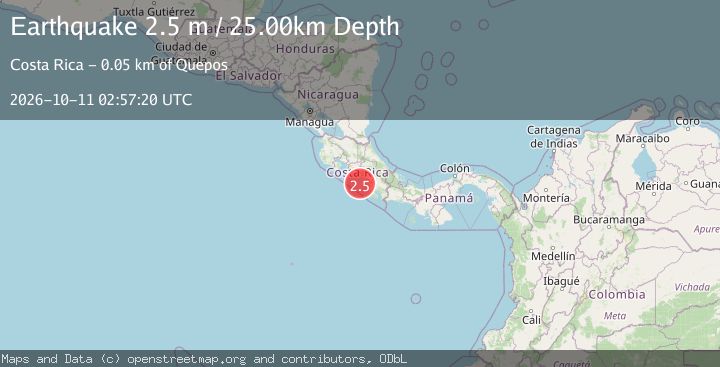 Map of COSTA RICA
