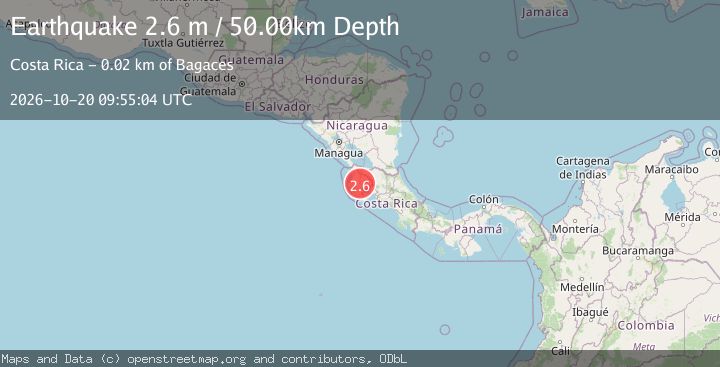 Map of COSTA RICA