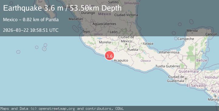 Map of GUERRERO, MEXICO