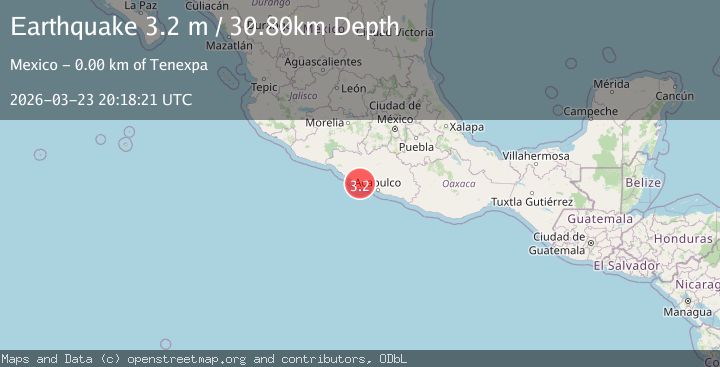 Map of GUERRERO, MEXICO