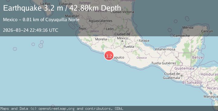 Map of GUERRERO, MEXICO