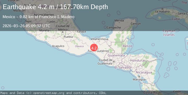 Map of CHIAPAS, MEXICO