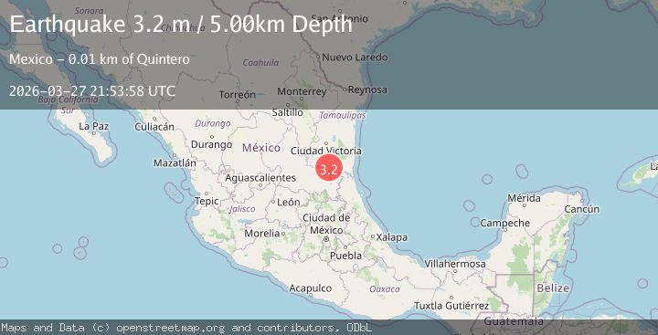 Map of TAMAULIPAS, MEXICO