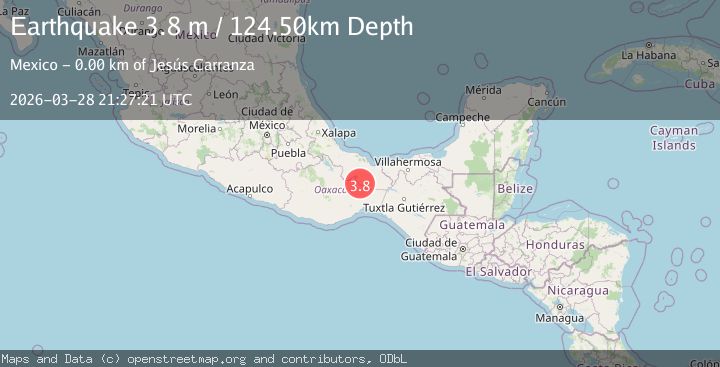 Map of VERACRUZ, MEXICO