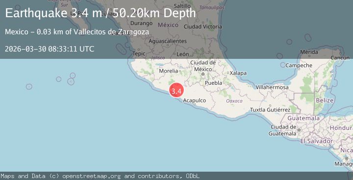 Map of GUERRERO, MEXICO