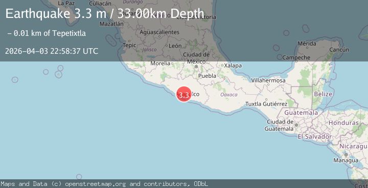 Map of GUERRERO, MEXICO