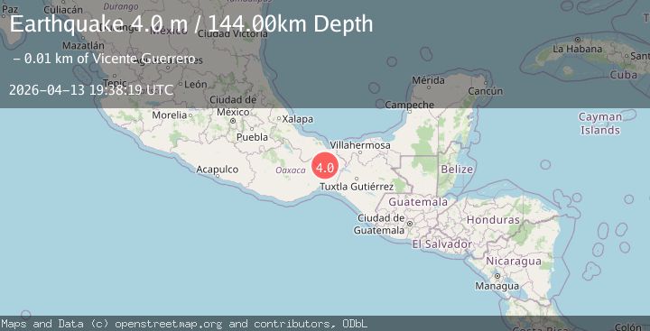 Map of VERACRUZ, MEXICO