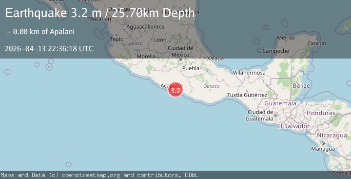 Map of GUERRERO, MEXICO