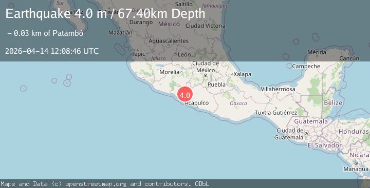 Map of GUERRERO, MEXICO