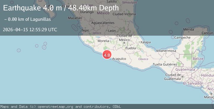 Map of GUERRERO, MEXICO
