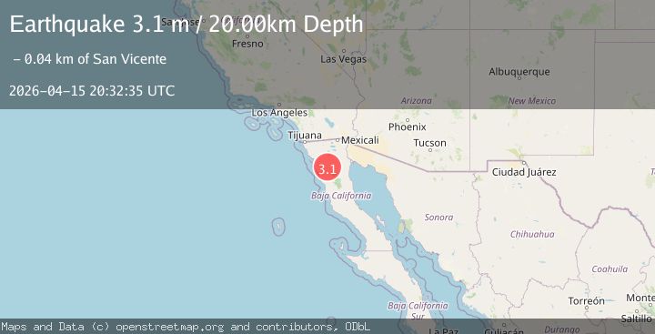 Map of BAJA CALIFORNIA, MEXICO