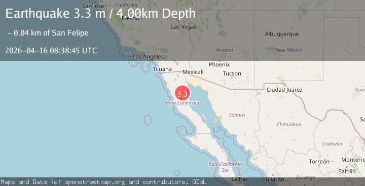 Map of BAJA CALIFORNIA, MEXICO
