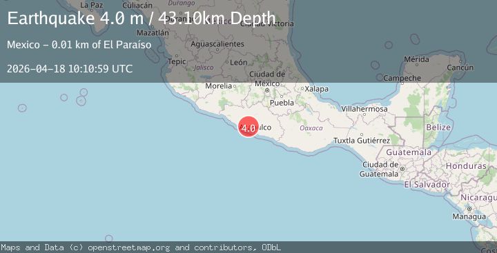 Map of GUERRERO, MEXICO