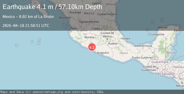Map of GUERRERO, MEXICO