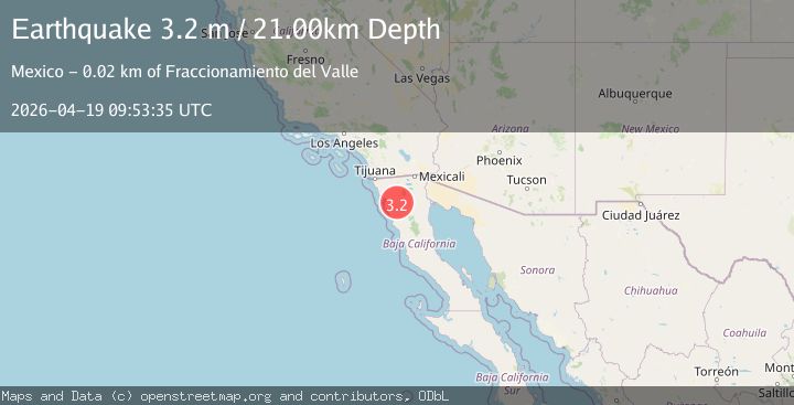 Map of BAJA CALIFORNIA, MEXICO