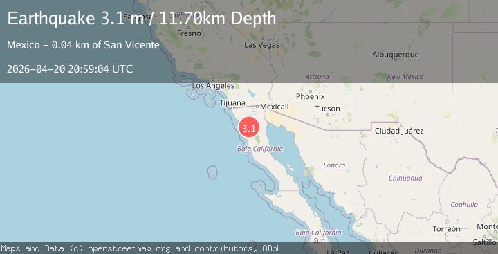 Map of BAJA CALIFORNIA, MEXICO