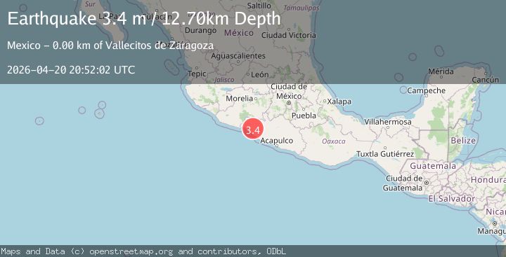 Map of GUERRERO, MEXICO