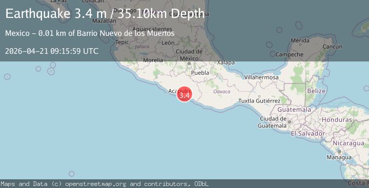 Map of GUERRERO, MEXICO