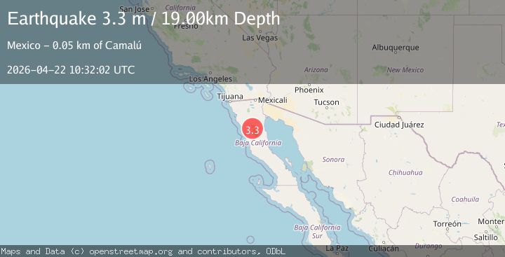 Map of BAJA CALIFORNIA, MEXICO