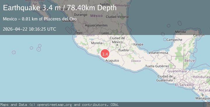 Map of GUERRERO, MEXICO