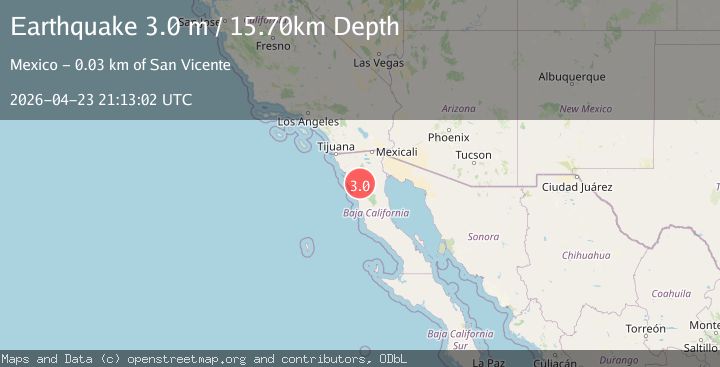 Map of BAJA CALIFORNIA, MEXICO