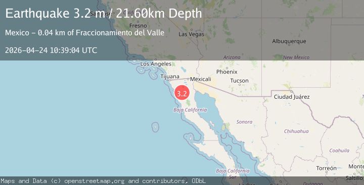 Map of BAJA CALIFORNIA, MEXICO