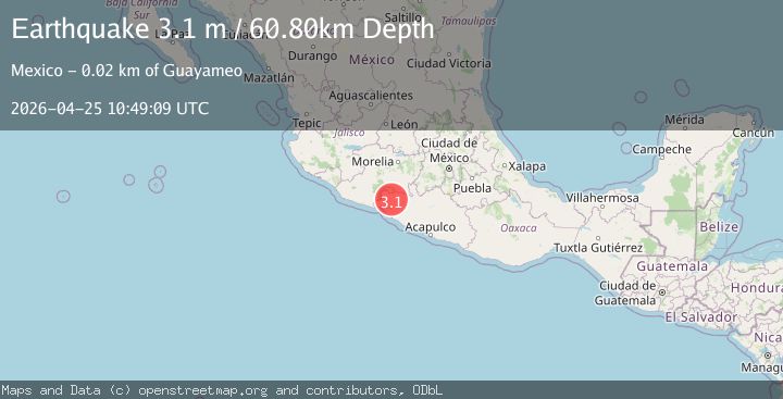 Map of GUERRERO, MEXICO
