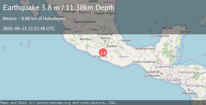 Map of GUERRERO, MEXICO