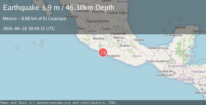 Map of GUERRERO, MEXICO