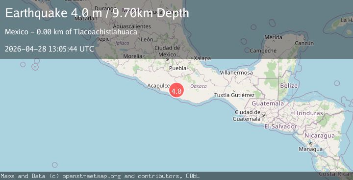 Map of GUERRERO, MEXICO