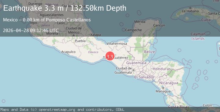 Map of CHIAPAS, MEXICO