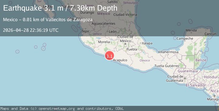 Map of GUERRERO, MEXICO