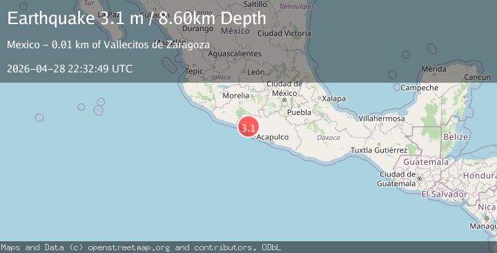 Map of GUERRERO, MEXICO