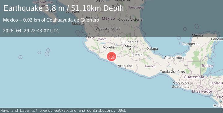 Map of GUERRERO, MEXICO