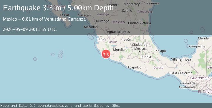 Map of COLIMA, MEXICO