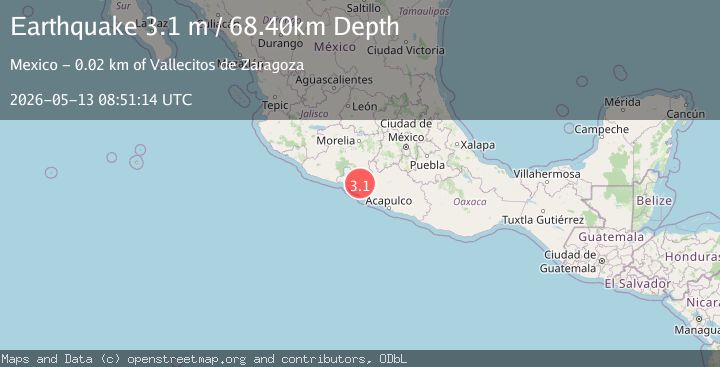 Map of GUERRERO, MEXICO
