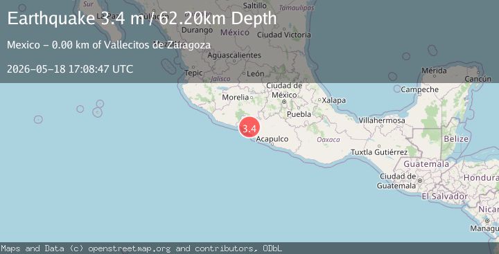 Map of GUERRERO, MEXICO