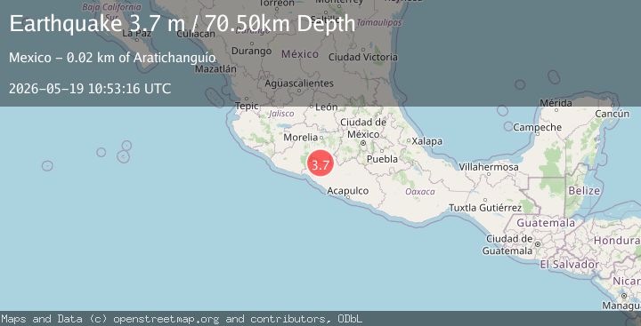 Map of GUERRERO, MEXICO