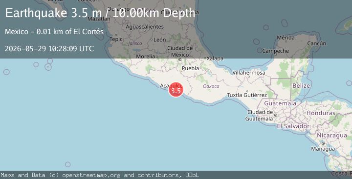 Map of GUERRERO, MEXICO