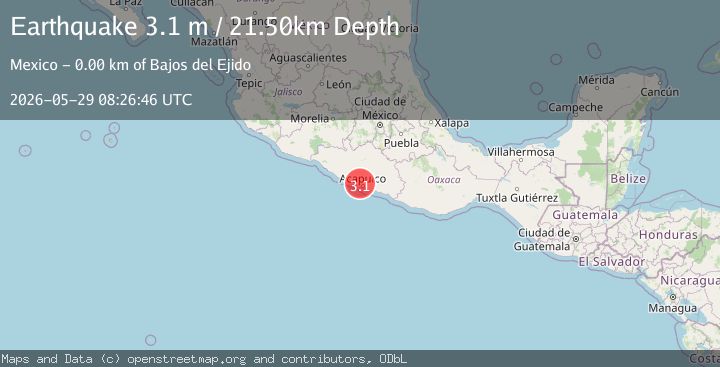 Map of GUERRERO, MEXICO