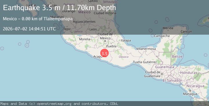 Map of GUERRERO, MEXICO