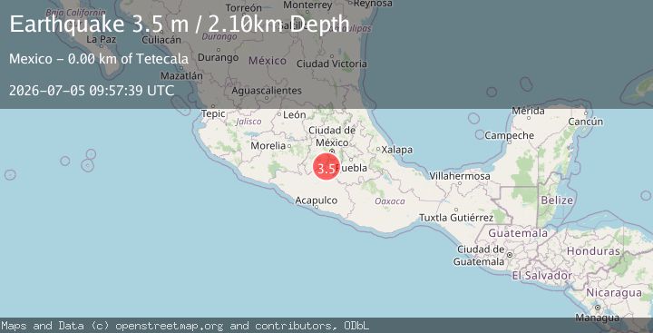 Map of MORELOS, MEXICO