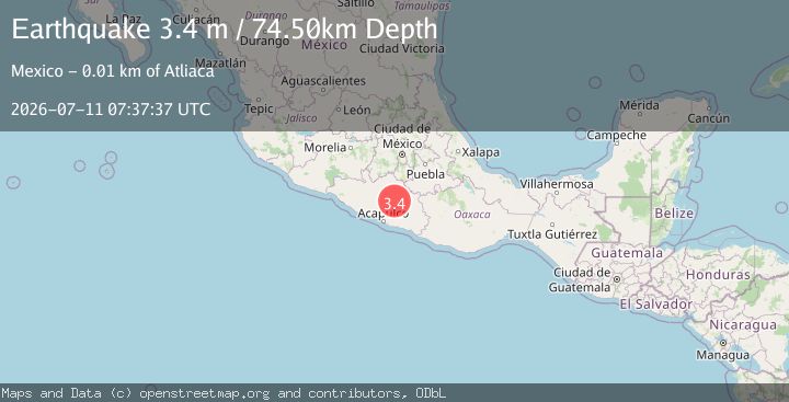 Map of GUERRERO, MEXICO