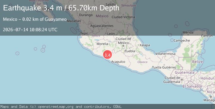 Map of GUERRERO, MEXICO